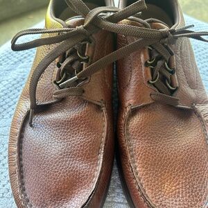 SAS Brand Elegant Brown Leather Oxford Shoes